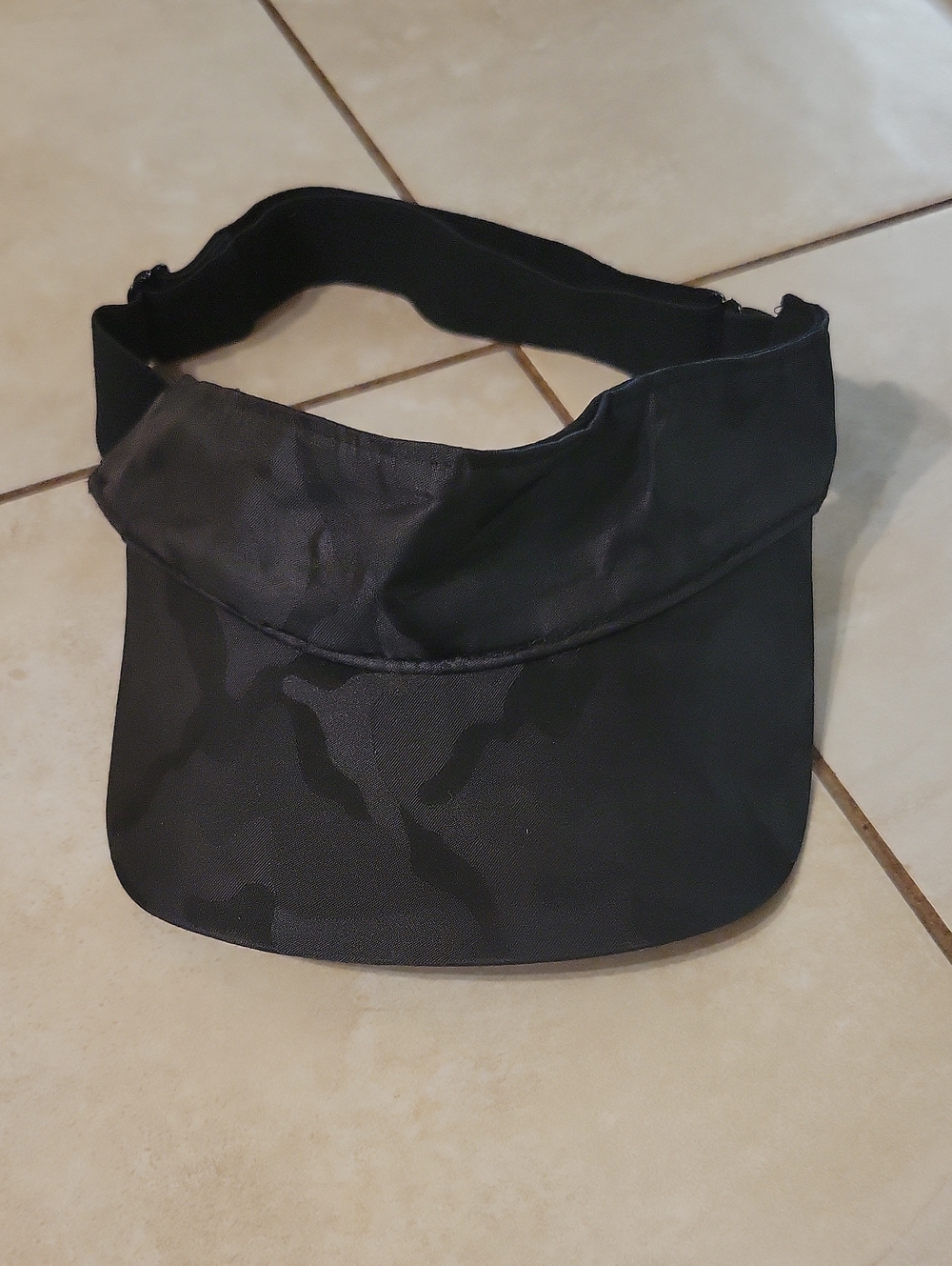 Black Camo Sub Visor Hat M